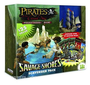 Pirates of the Cursed Seas Savage Shores Scavenger Pack Box