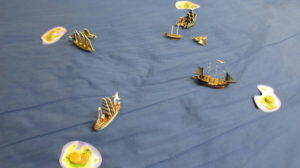 blue bed sheet Pirates CSG