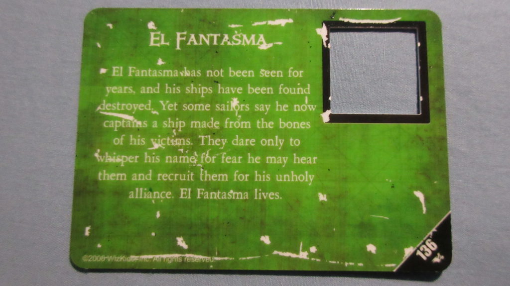 El Fantasma South China Seas scratched card