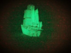 Delusion glow in the dark ship (Ain't No Grave fleet)