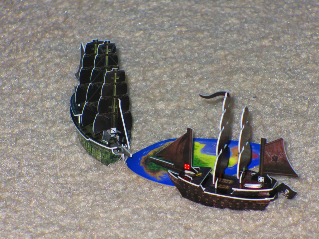 Pirate fleet at home island