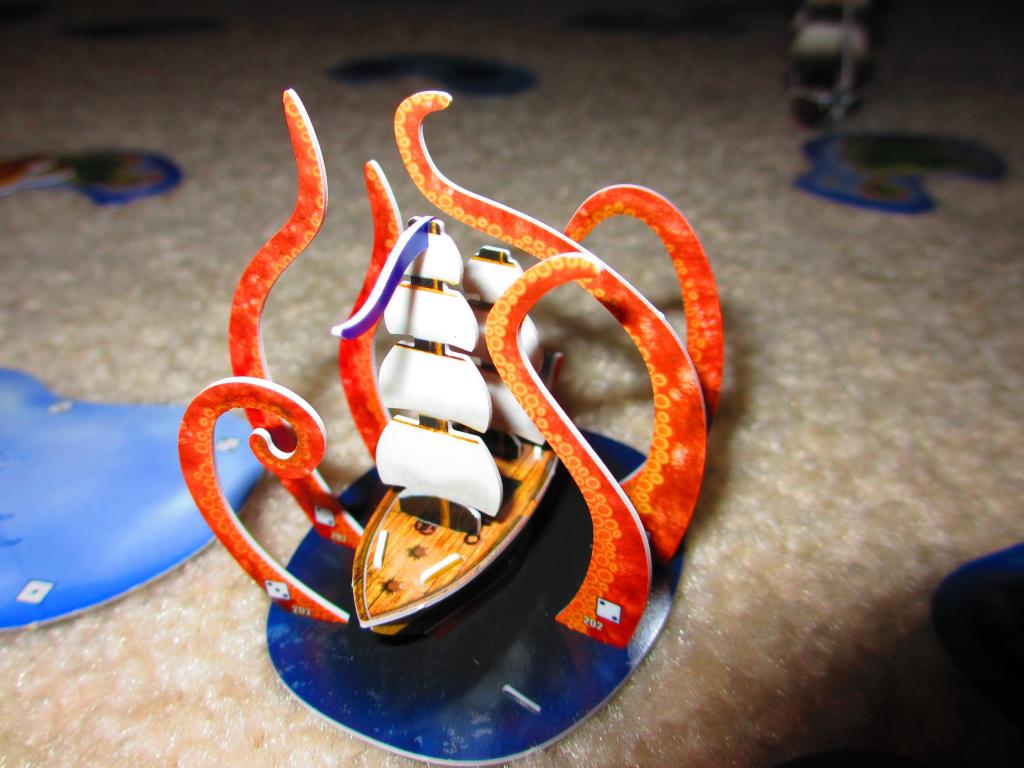 kraken surrounding a ship