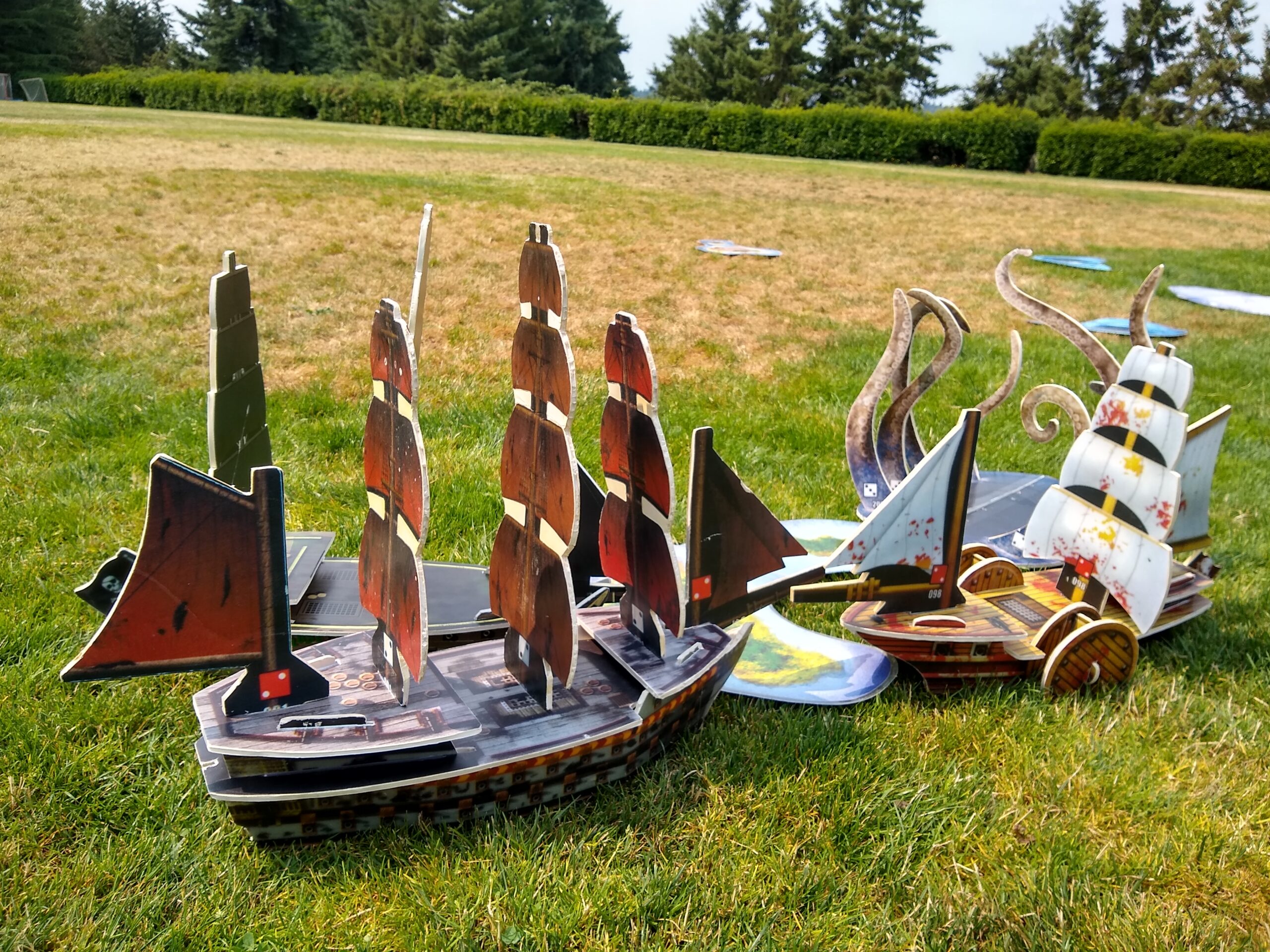 Ben's Cursed Pirate fleet at Seattle Seafair 2023