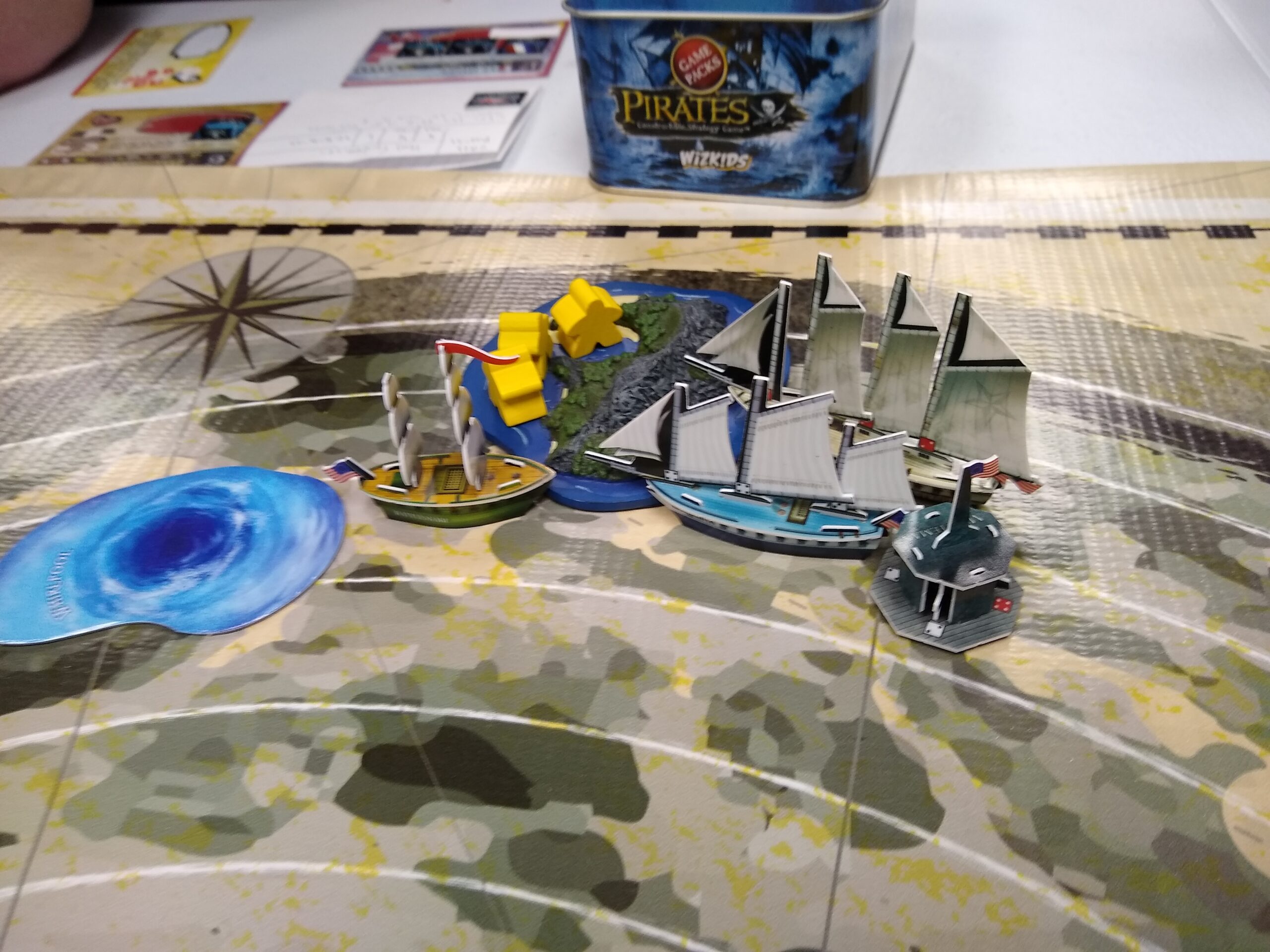 American fleet of ships for Wizkids Pirates