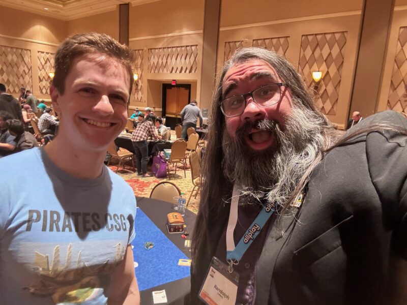 Ben and Captain Randy at Dice Tower West 2024