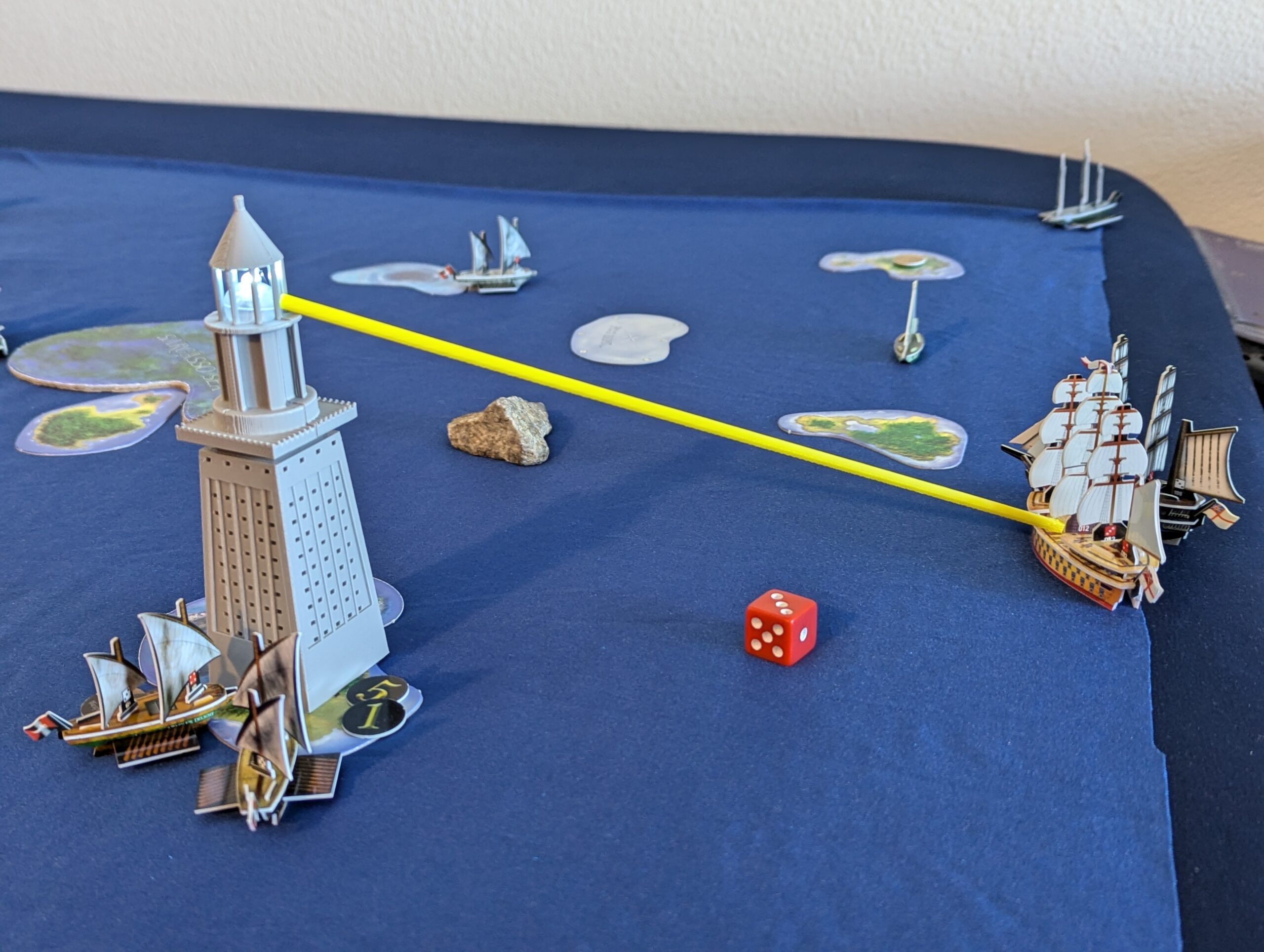 Archimedes' heat ray misses HMS Devastator