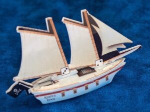 Custom 2 Masted Schooner - Knife's Edge from Pirates of the Golden Seas