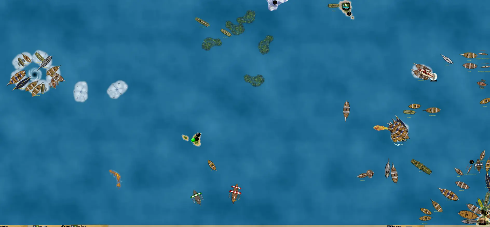 south in CG4 ocean
