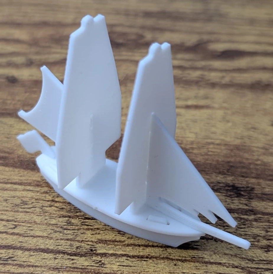 Blank 2 Mast Snow Brig