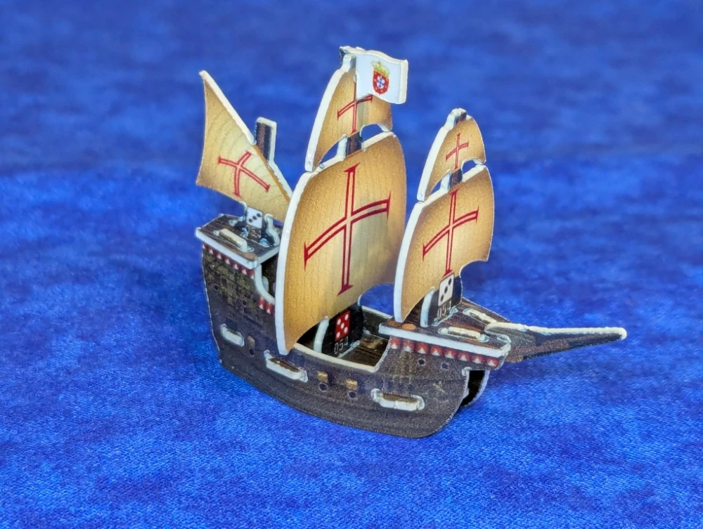 Carrack ship type model design for Pirates CSG