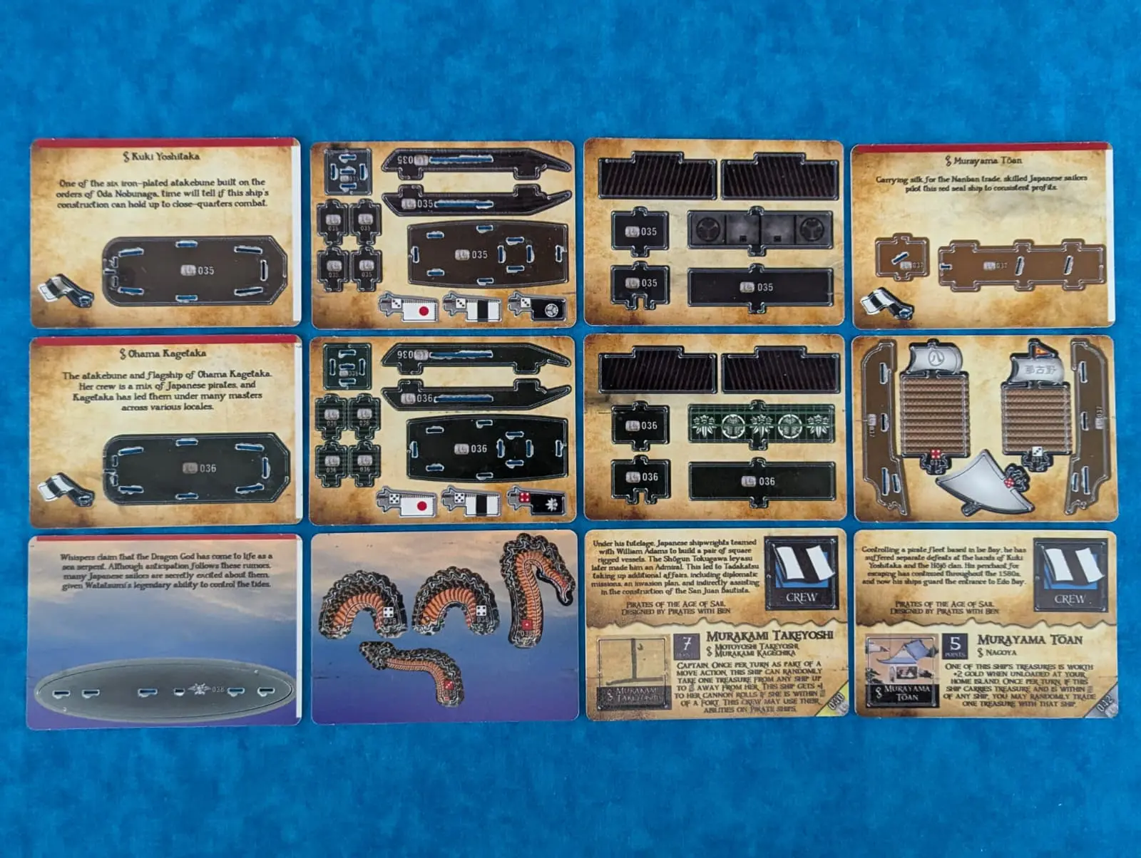 Seas of Japan Part 2 cards back