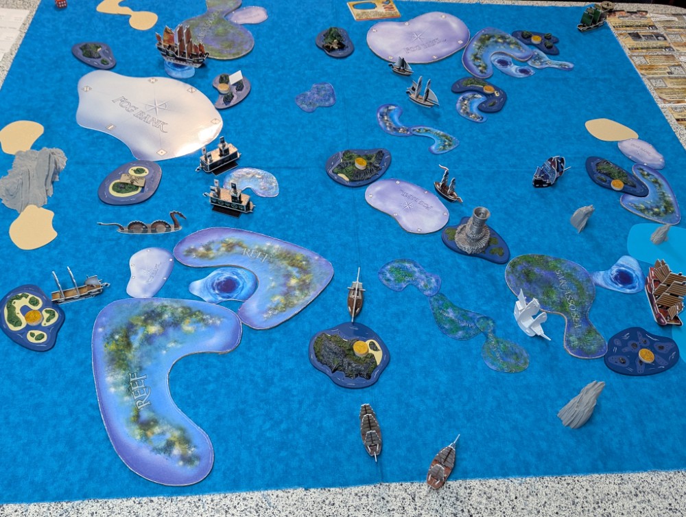 Looking south (opposite orientation of most pictures in this BR) at round 1. Taicang has whirled into the northwest: