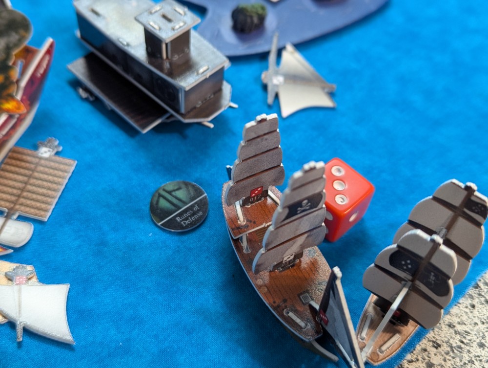 Tekkosen showed off Japanese tenacity, going after Fancy for the 1 coin. However, the Pirates played their secret UT - Runes of Defense! It kept Fancy healthy and the S-boost propelled her into La Louise, where Olivier Levasseur was waiting for just this kind of transfer.