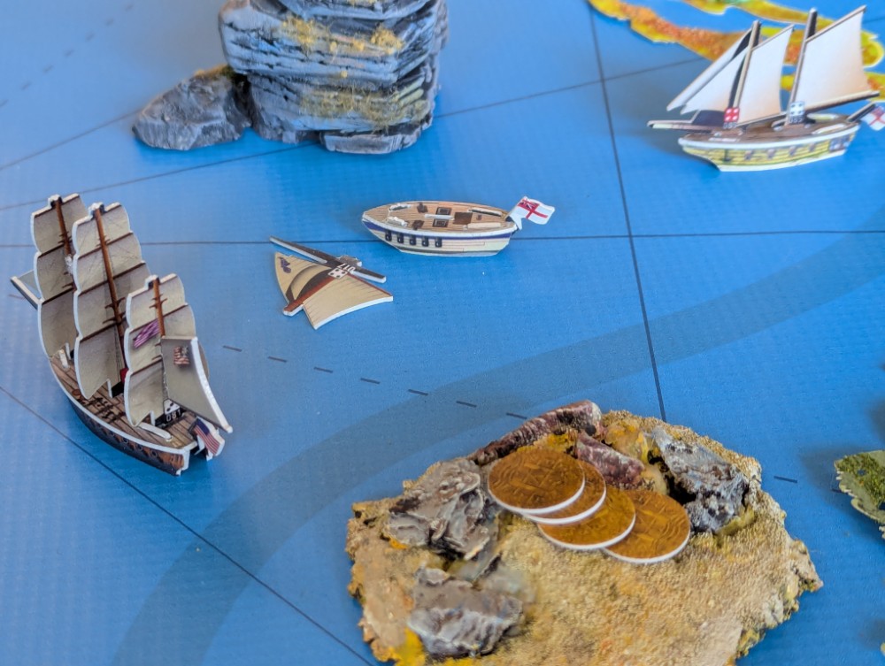 USS Alfred in action