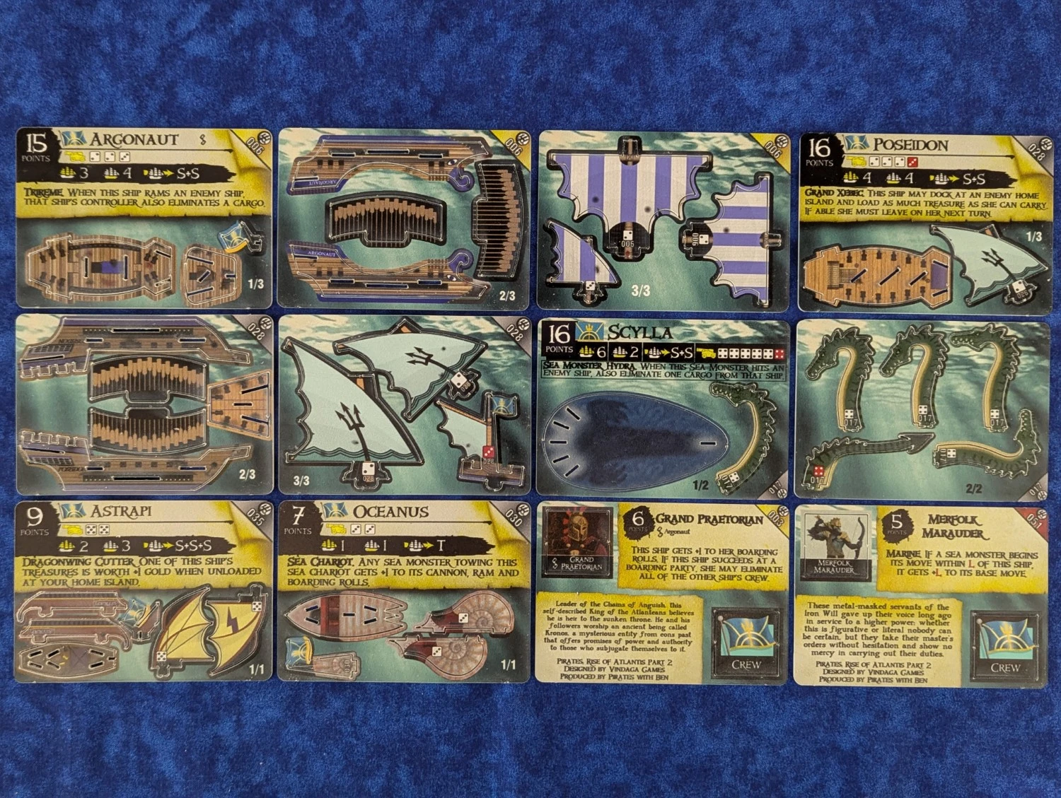 Rise of Atlantis Part 2 all cards front